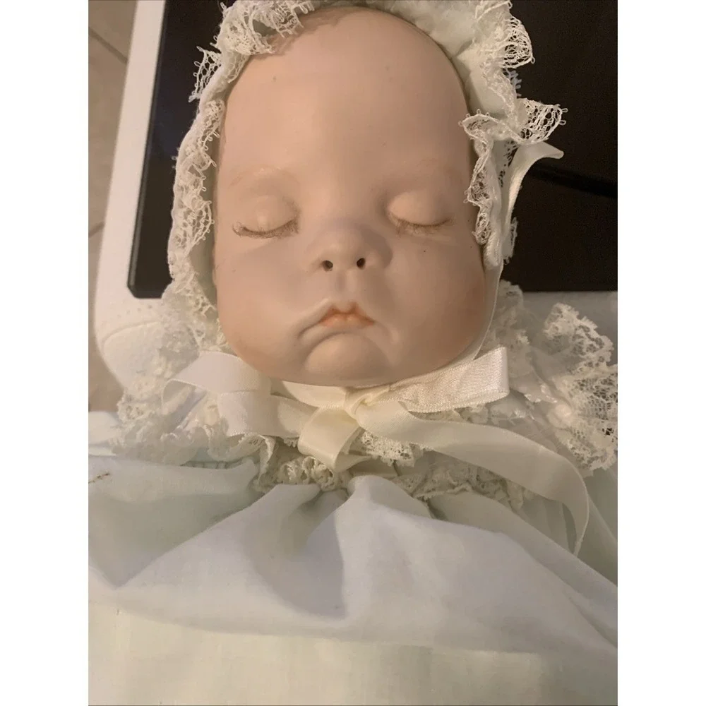 Vintage Sugar Britches Baby Doll Porcelain Sleeping 1986 Boots Tyner Design
